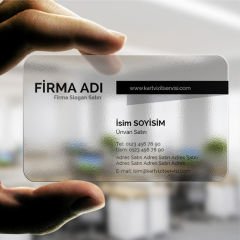 Şeffaf Kartvizit