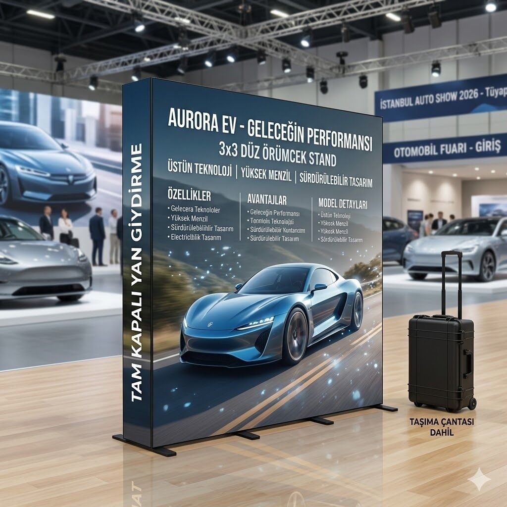 3x4 Düz Örümcek Stand