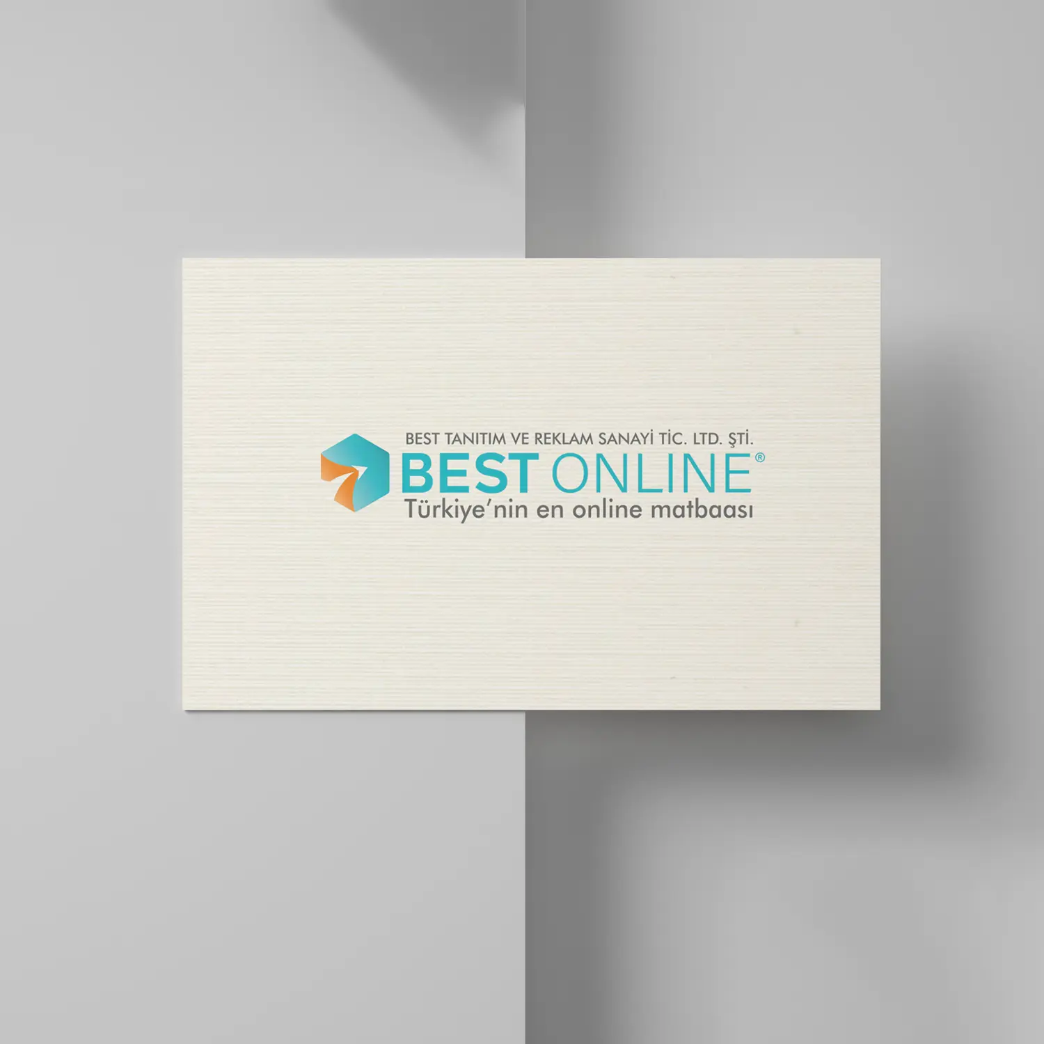 Tek Yüz Baskılı Tuale Kartvizit