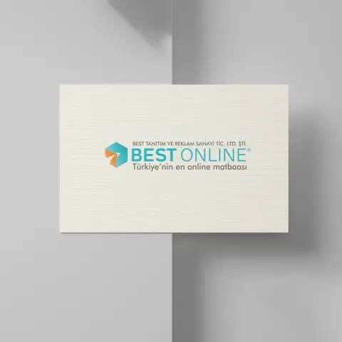 Tek Yüz Baskılı Tuale Kartvizit