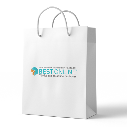 Prestij Serisi Karton Çanta (23×8×24) – Mat Selefon & Kısmi Lak