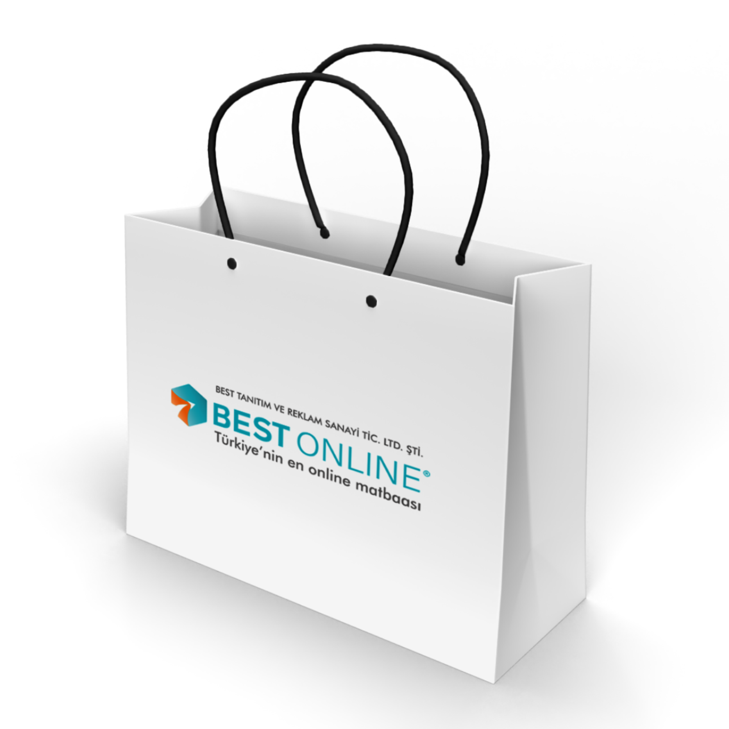 Prestij Serisi Karton Çanta (24×8×30) – Mat Selefon & Kısmi Lak