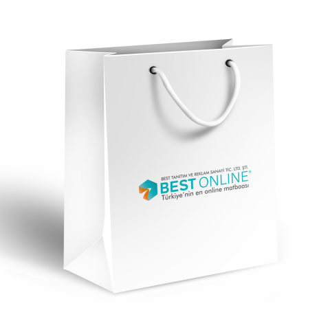 Prestij Serisi Karton Çanta (24×8×35) – Mat Selefon & Kısmi Lak