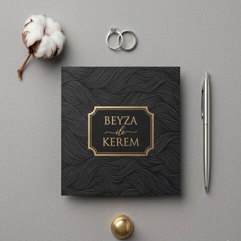 Enfa Collection 6040 Düğün Davetiyesi - Zarif ve Modern Tasarım