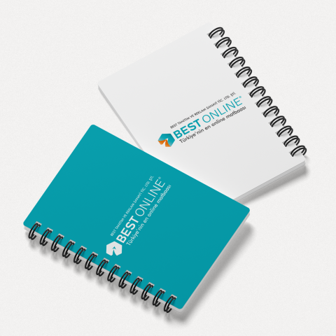 Dört Renk Spiralli Bloknot