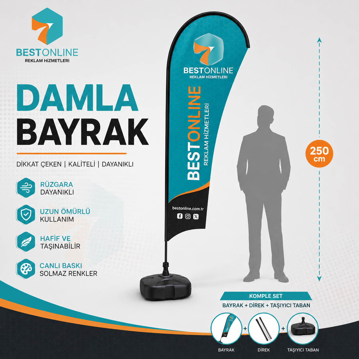 Damla Bayrak – Şık ve Dikkat Çekici Tanıtım Çözümü