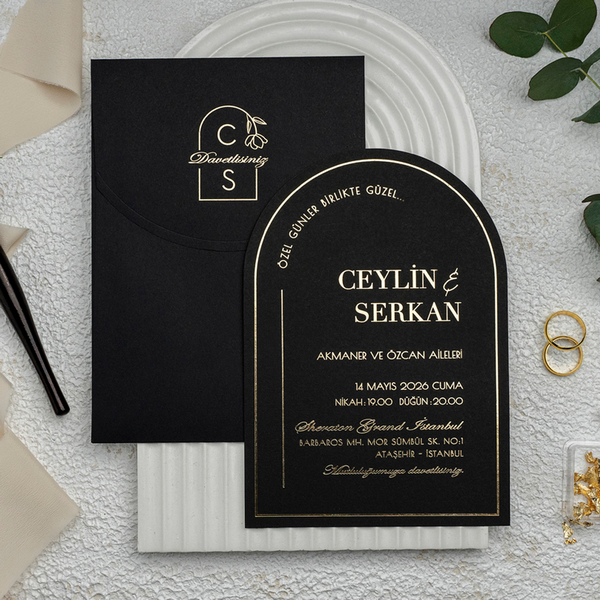 Erdem Ekonom 9373 Düğün Davetiyesi